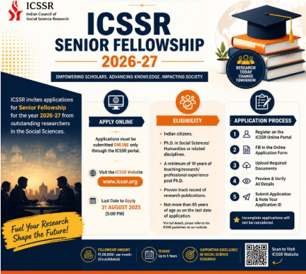 ICSSR Senior Fellowship Scheme